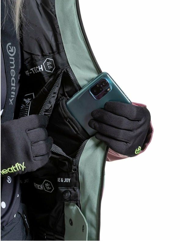 Meatfly Meatfly dámská SNB & SKI bunda Gaia Black