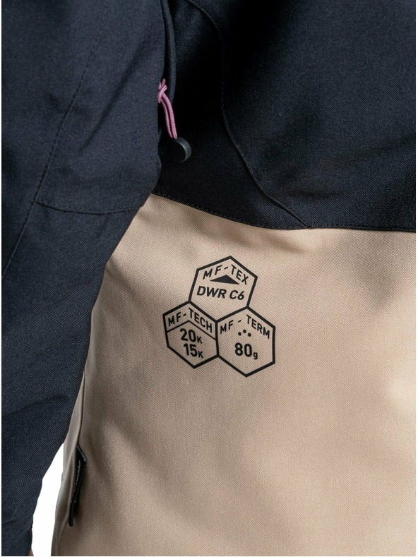 Meatfly Meatfly dámská SNB & SKI bunda Gaia Black