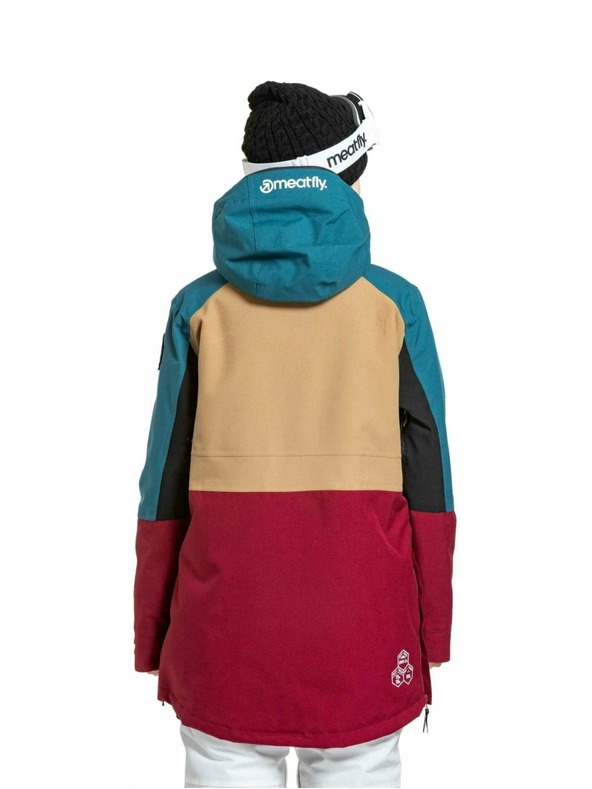 Meatfly Meatfly dámská SNB & SKI bunda Aiko Beet Red / Blue