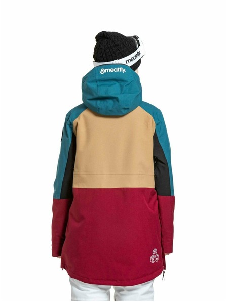 Meatfly Meatfly dámská SNB & SKI bunda Aiko Beet Red / Blue