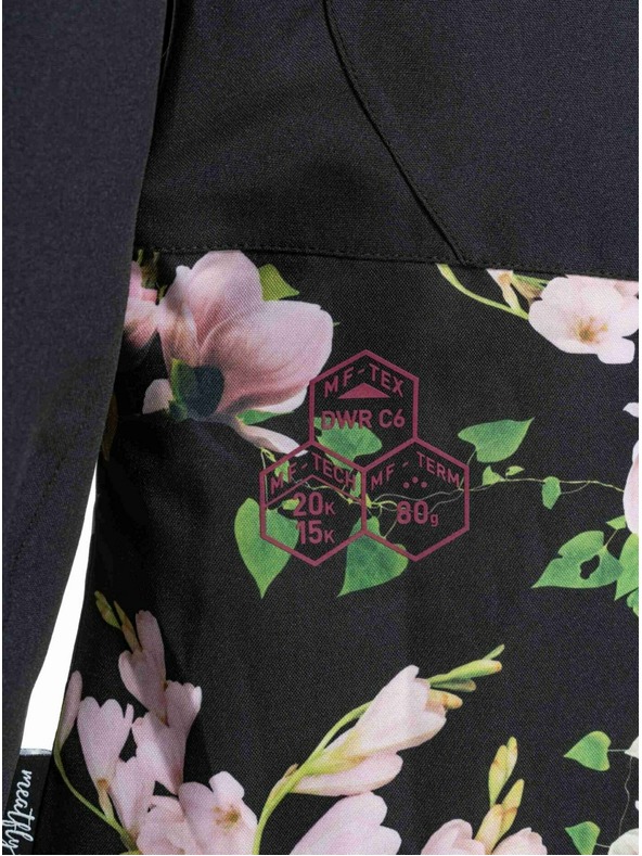 Meatfly Meatfly dámská SNB & SKI bunda Gaia Magnolia / Black