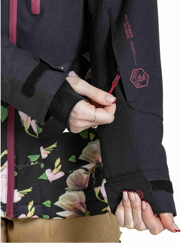 Meatfly Meatfly dámská SNB & SKI bunda Gaia Magnolia / Black