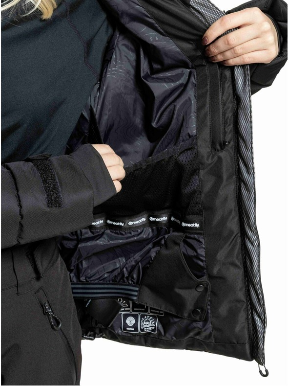 Meatfly Meatfly dámská SNB & SKI bunda Bonie Black
