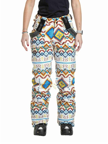 Meatfly Meatfly dámské SNB & SKI kalhoty Foxy White Jones