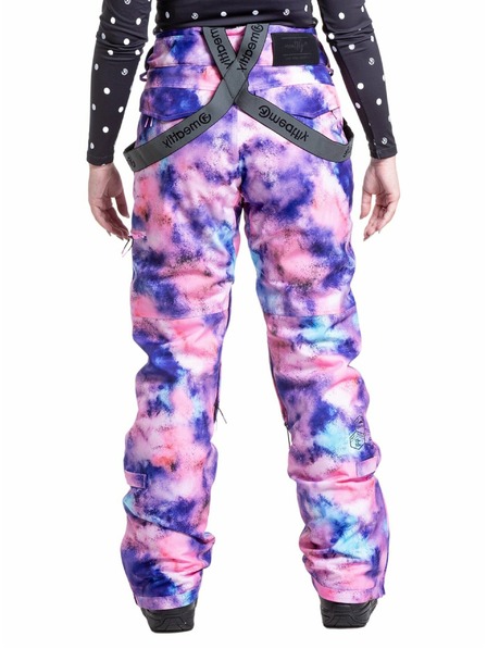 Meatfly Meatfly dámské SNB & SKI kalhoty Foxy Peach Aquarel