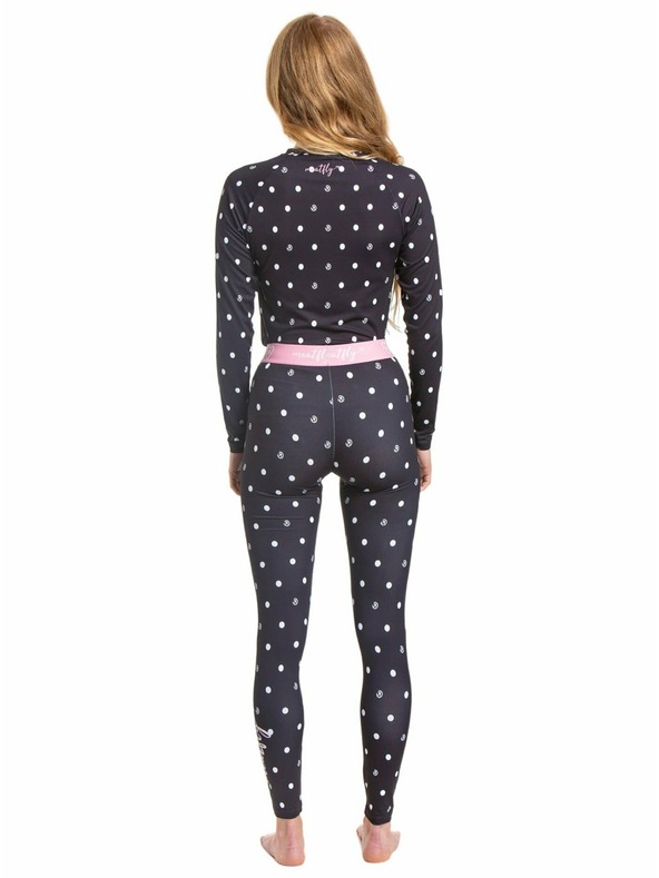 Meatfly Meatfly dámské termo tričko Capa Black Dots