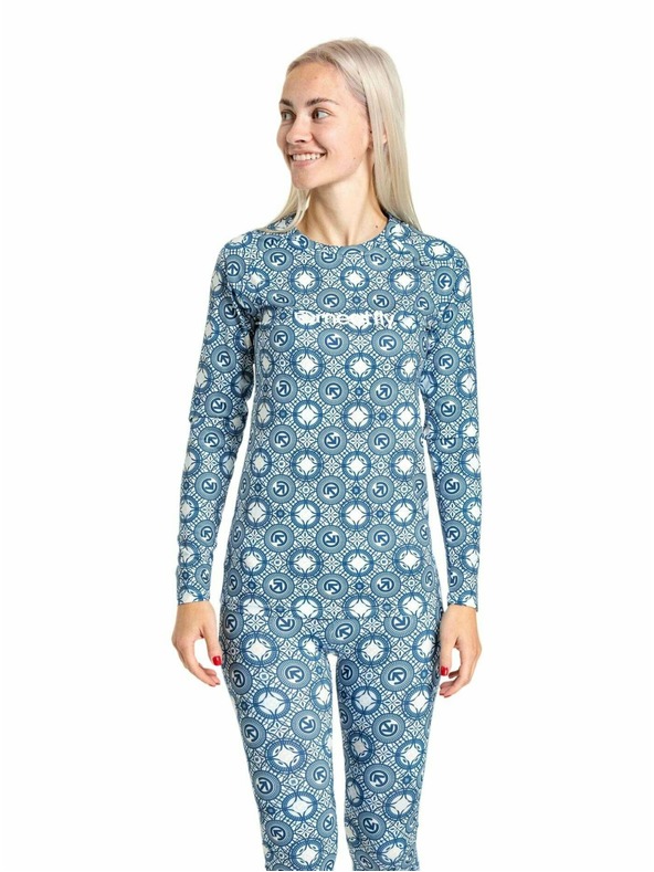 Meatfly Meatfly dámské termo tričko Capa Mosaic Blue