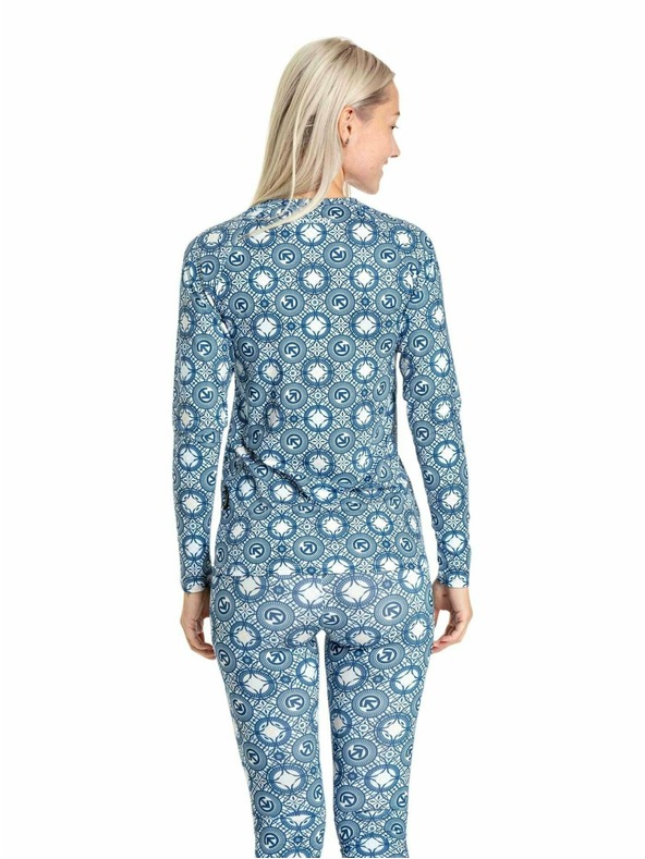 Meatfly Meatfly dámské termo tričko Capa Mosaic Blue