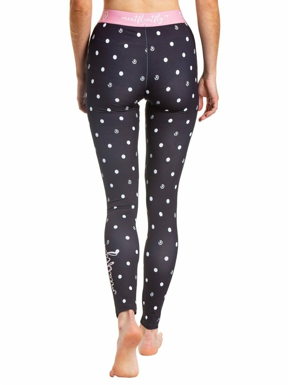 Meatfly Meatfly dámské termo kalhoty Taro Black Dots