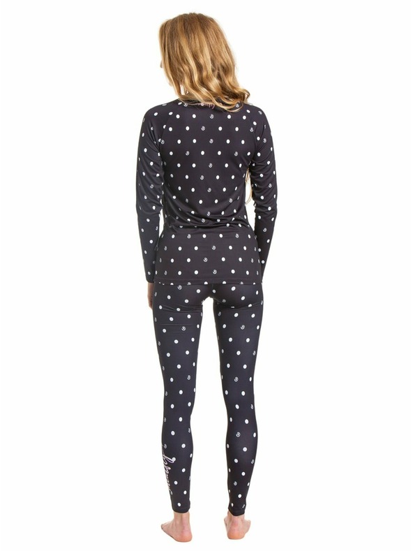 Meatfly Meatfly dámské termo kalhoty Taro Black Dots