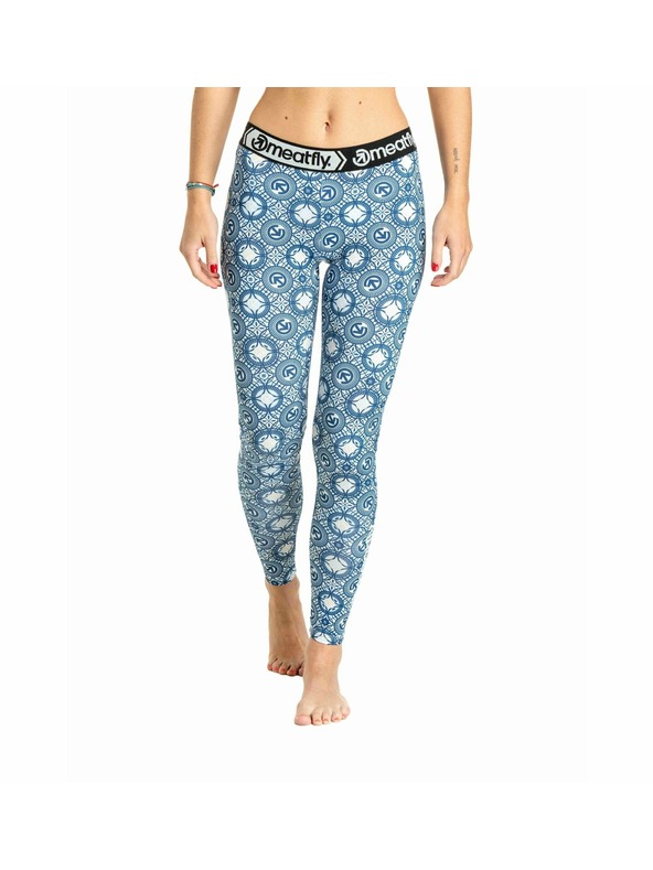 Meatfly Meatfly dámské termo kalhoty Taro Mosaic Blue