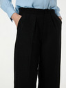 Orsay Černé dámské široké kalhoty ORSAY