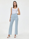 Orsay Světle modré dámské rovné kalhoty ORSAY