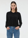 Orsay Černý dámský svetr s límečkem ORSAY