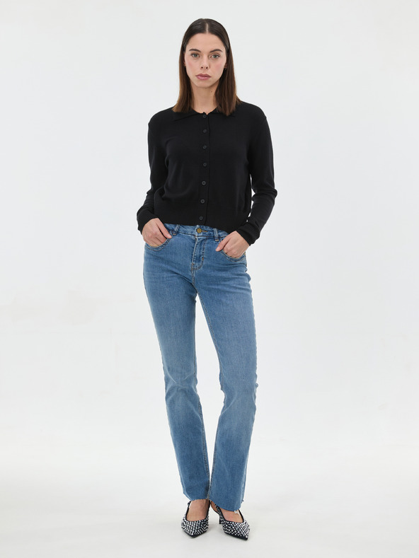 Orsay Černý dámský svetr s límečkem ORSAY