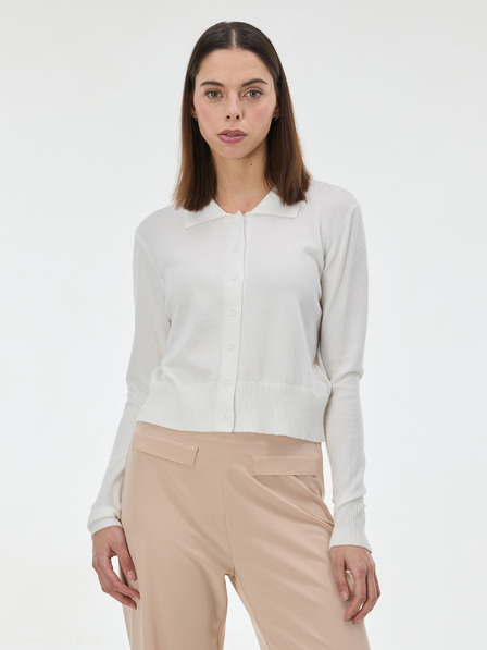 Orsay Krémový dámský svetr s límečkem ORSAY