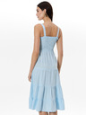 Orsay Světle modré dámské midi šaty ORSAY