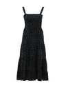 Orsay Černé puntíkované dámské midi šaty ORSAY