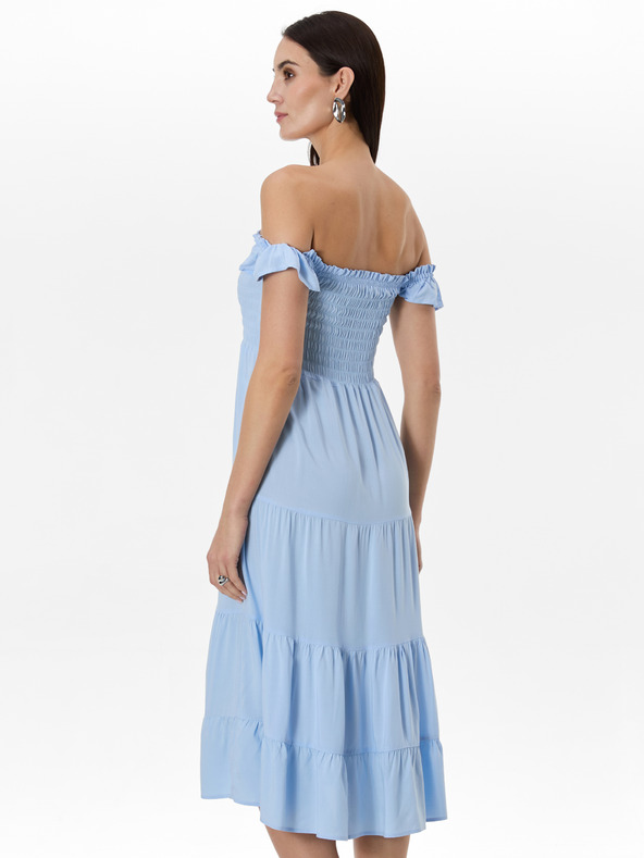 Orsay Světle modré dámské midi šaty ORSAY