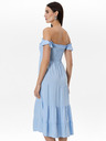 Orsay Světle modré dámské midi šaty ORSAY