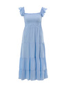 Orsay Světle modré dámské midi šaty ORSAY