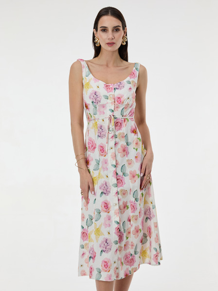 Orsay Světle růžové vzorované dámské šaty ORSAY