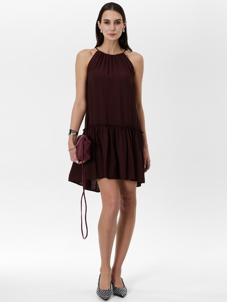 Orsay Černé dámské šaty ke kolenům ORSAY