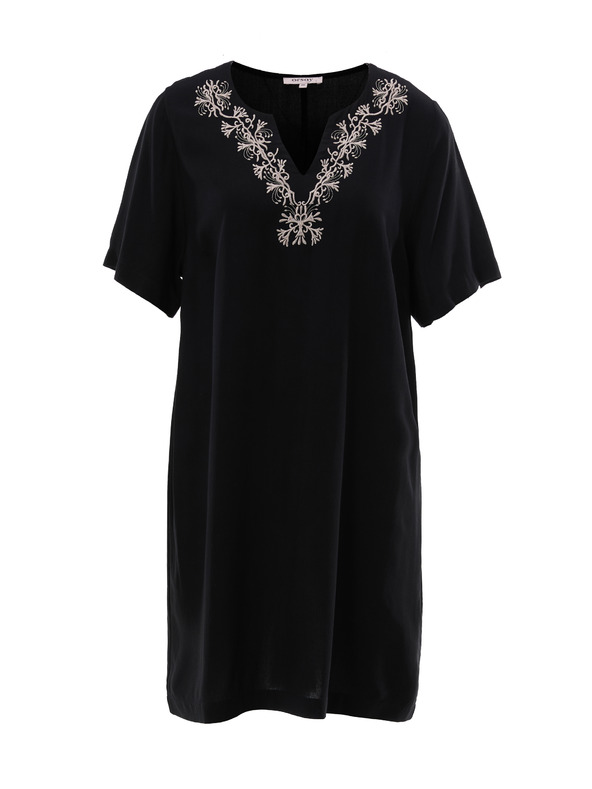 Orsay Černé dámské šaty ke kolenům ORSAY