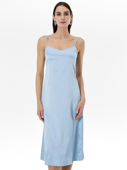 Orsay Světle modré dámské šaty na ramínka ORSAY