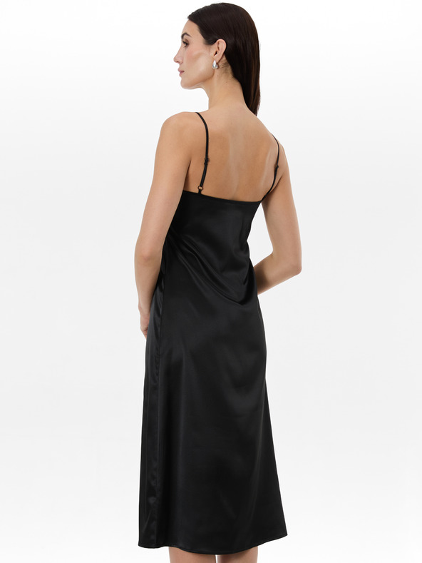 Orsay Černé dámské šaty na ramínka ORSAY