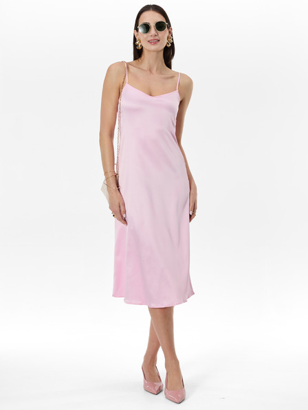 Orsay Světle růžové dámské šaty na ramínka ORSAY