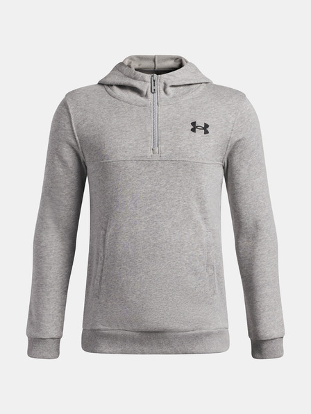 Under Armour Chlapecká mikina Under Armour UA RIVAL LW 1/4 ZIP HOODIE