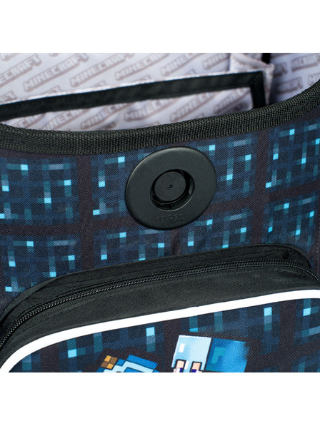 BAAGL  Ergo Minecraft Blue Axe Školní aktovka