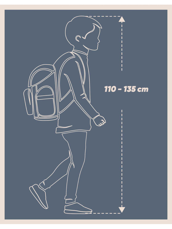 BAAGL  Ergo Minecraft Blue Axe Školní aktovka