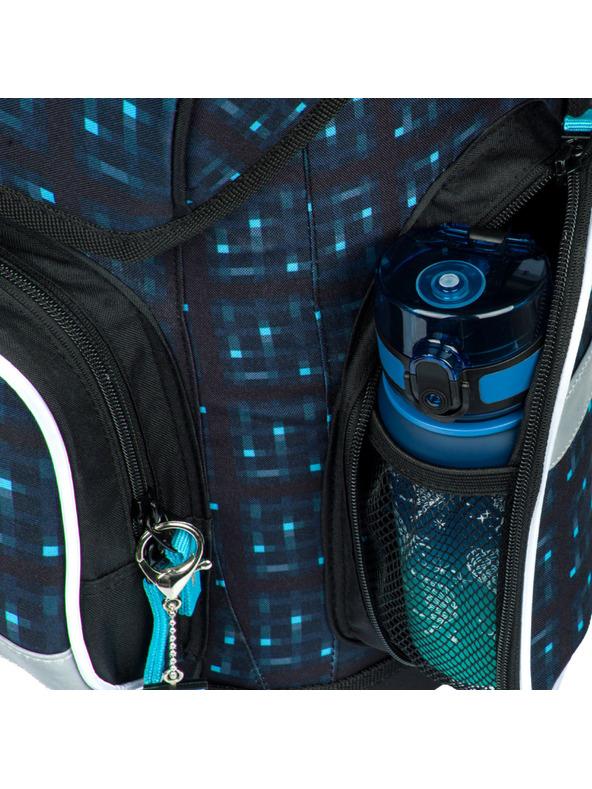 BAAGL  Ergo Minecraft Blue Axe Školní aktovka