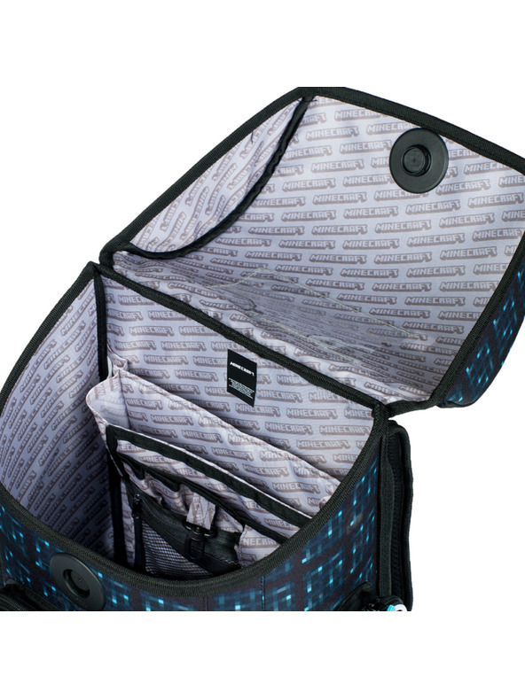 BAAGL  Ergo Minecraft Blue Axe Školní aktovka