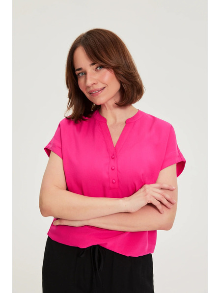 Moodo Košile z viskózy purpurová Moodo