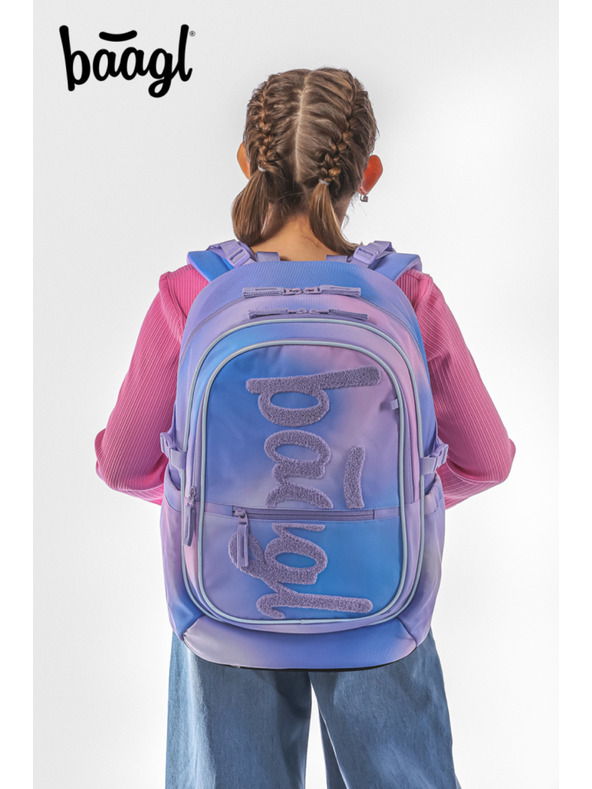 BAAGL  BAAGL SET 5 Core Sky: batoh, penál, sáček, ledvinka, obal na notebook