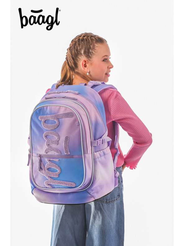 BAAGL  BAAGL SET 5 Core Sky: batoh, penál, sáček, ledvinka, obal na notebook