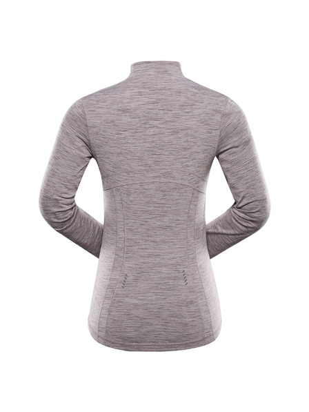 ALPINE PRO Dámská rychleschnoucí mikina s cool-dry ALPINE PRO GOLLA 2 driftwood