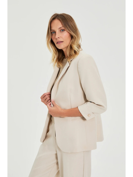 Moodo Sako s 3/4 rukávy béžové Moodo