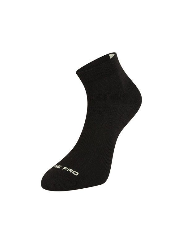 ALPINE PRO Sportovní kotníkové ponožky ALPINE PRO COOLE 2 black