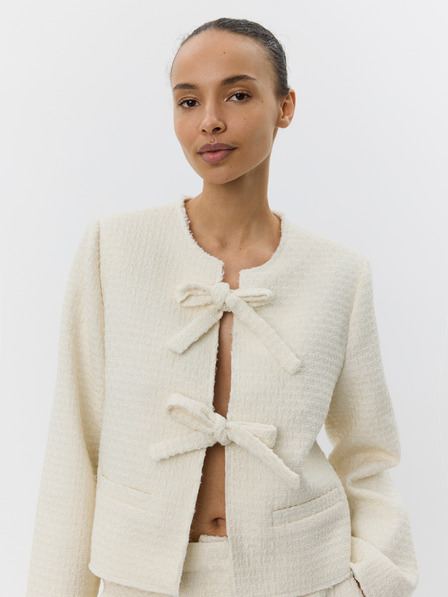 Sofie Schnoor Krémová vlněná dámská bunda MAESW