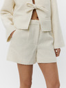 Sofie Schnoor Krémové vlněné dámské kraťasy MIDGESW 