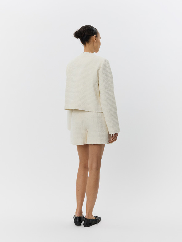 Sofie Schnoor Krémové vlněné dámské kraťasy MIDGESW 