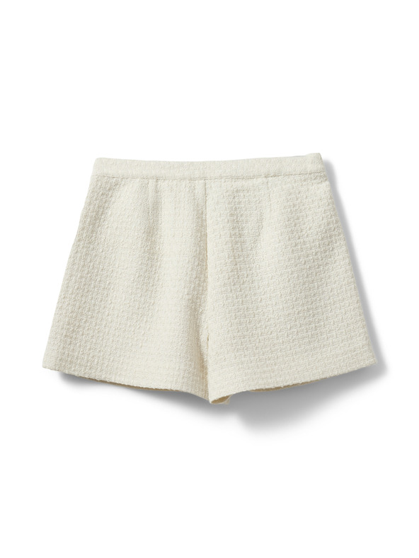 Sofie Schnoor Krémové vlněné dámské kraťasy MIDGESW 