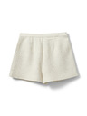Sofie Schnoor Krémové vlněné dámské kraťasy MIDGESW 