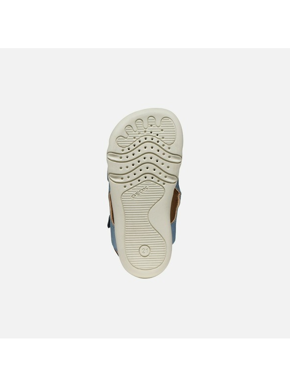 Geox Modré chlapecké barefoot sandály Geox Sandal Steppieup