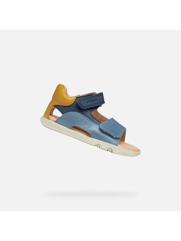 Geox Modré chlapecké barefoot sandály Geox Sandal Steppieup