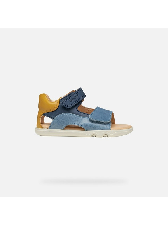 Geox Modré chlapecké barefoot sandály Geox Sandal Steppieup